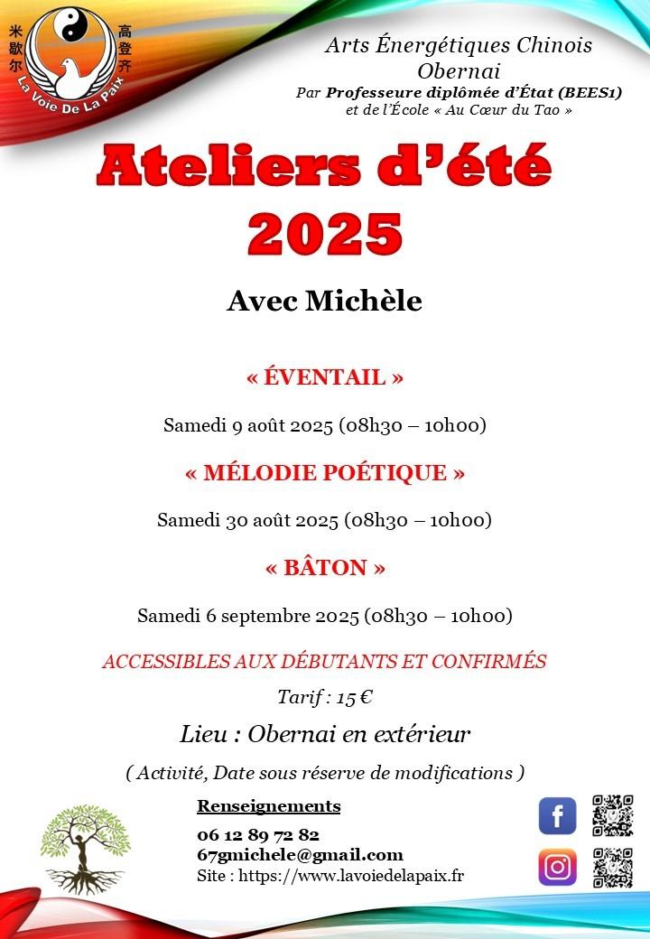 Ateliers Août 2025